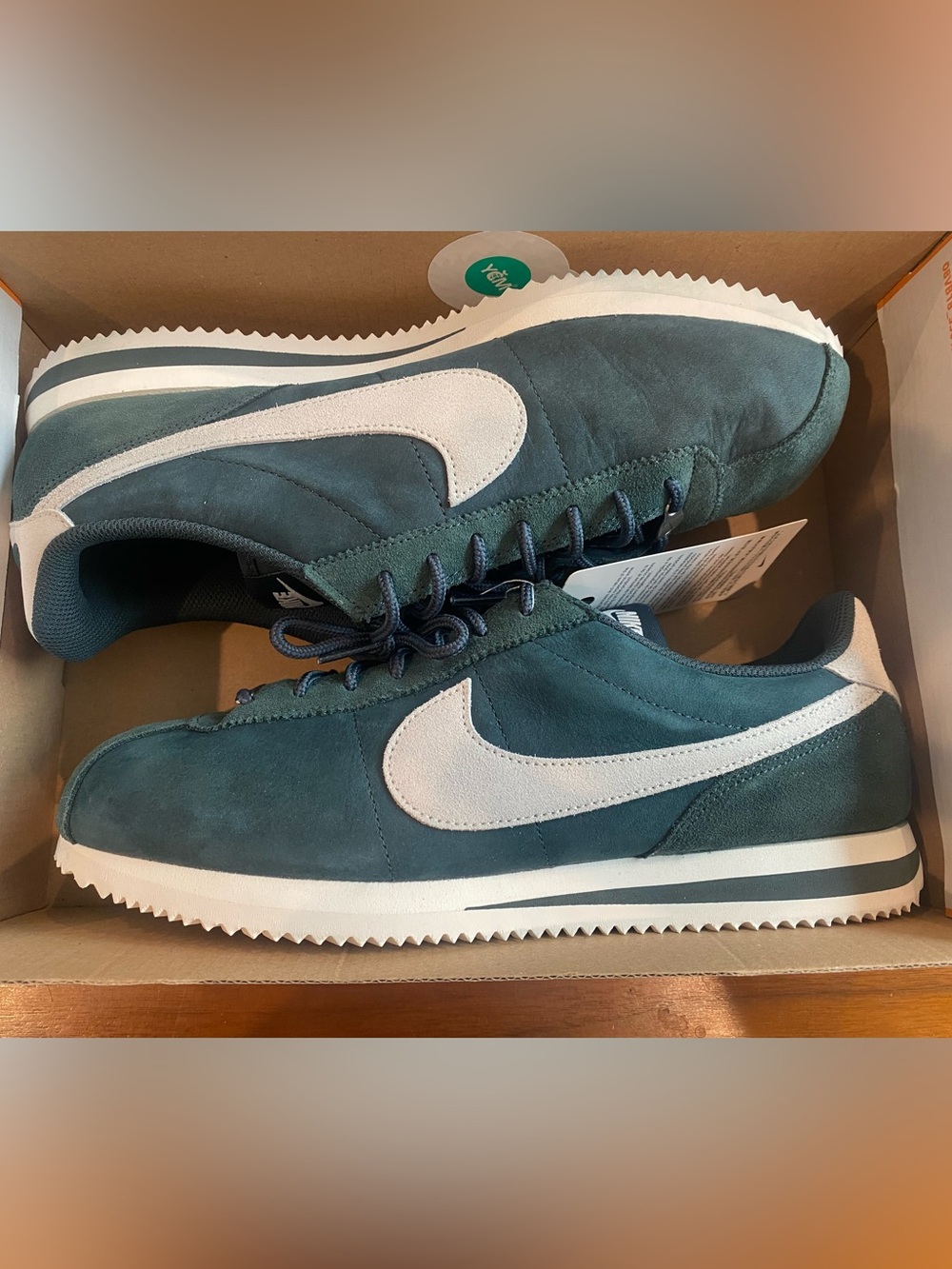 Nike Cortez Premium Sneaker Seaweed Sail Men’s Size 11.5 Suede NWT